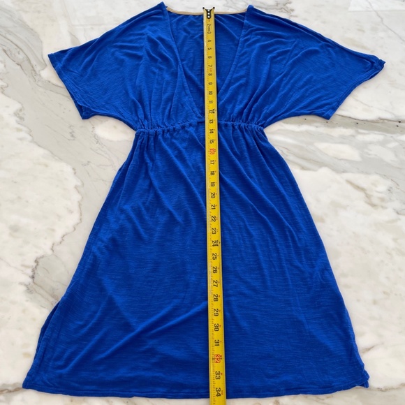 VITAMIN A BLUE BEACH COVER-UP DRESS SIZE SMALL NWOTS! - Picture 15 of 16